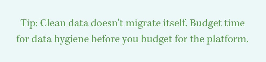 clean data tip
