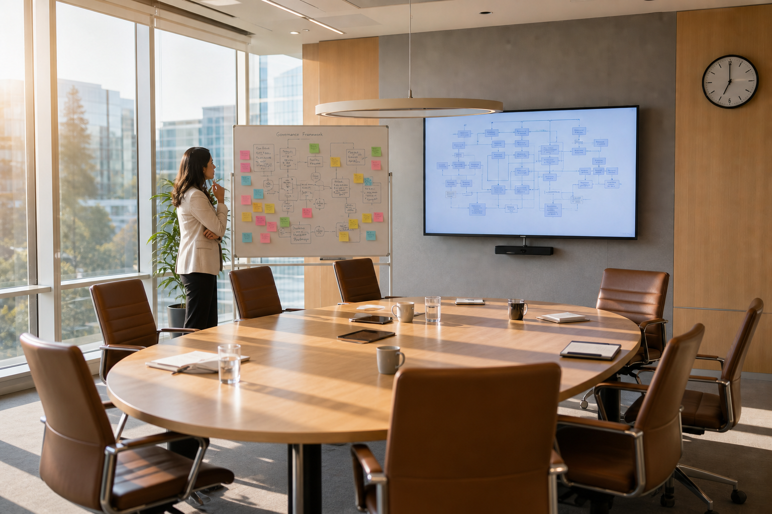 woman doing marketing strategy